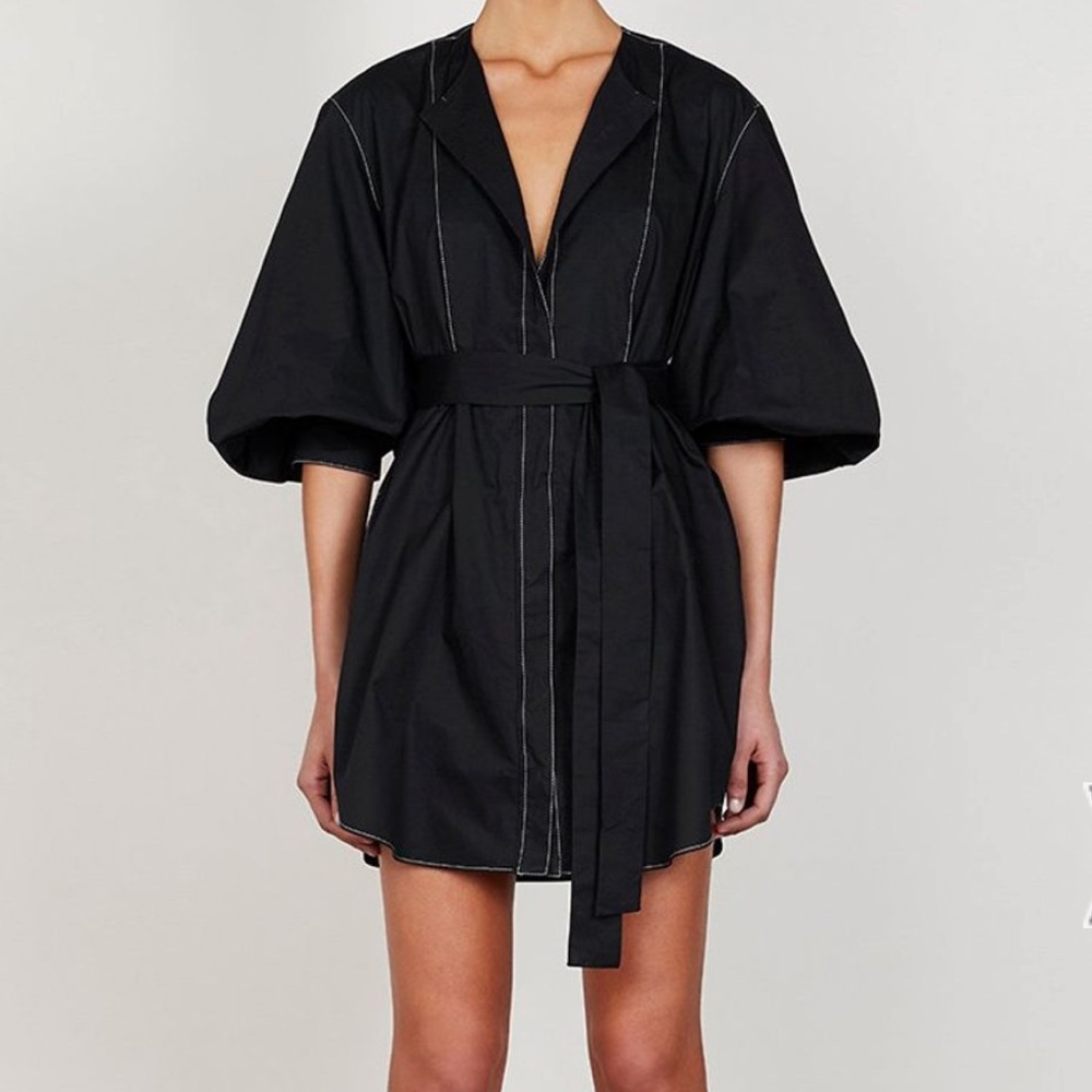 Shona Joy Balloon Sleeve Dress
